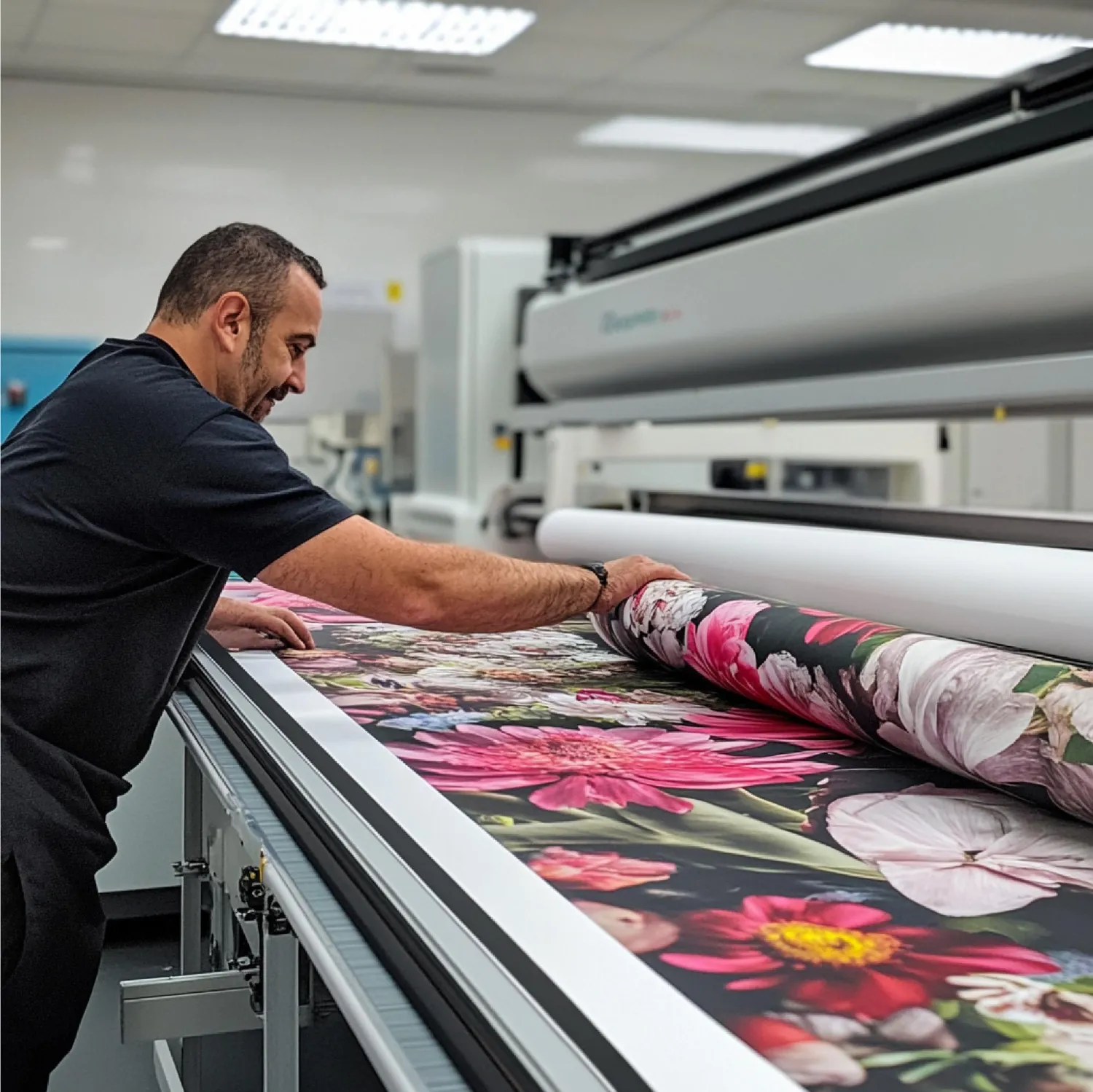 Proceso de estampado para uniformes corporativos